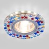 Миниатюра фото встраиваемый светильник с led подсветкой elektrostandard moray 2195 mr16 зеркальный/мульти | 220svet.ru