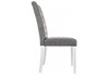 Миниатюра фото стул деревянный menson white / fabric pebble | 220svet.ru