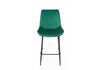 Миниатюра фото барный стул woodville седа зеленый / черный 632615 | 220svet.ru