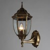 Миниатюра фото уличный настенный светильник arte lamp pegasus a3151al-1bn | 220svet.ru
