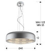 Миниатюра фото подвесной светильник hidra schuller | 220svet.ru