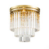 Миниатюра фото потолочный светильник odeon 5 gold/clear delight collection | 220svet.ru