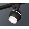 Миниатюра фото комплект трекового светильника ambrella light track system xt1102070 sbk/fr/cl черный песок/белый матовый/прозрачный (a2521, c1102, n7160) | 220svet.ru