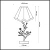 Миниатюра фото настольная лампа odeon oxonia 2585/1t | 220svet.ru