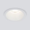 Миниатюра фото встраиваемый светодиодный светильник elektrostandard lin 15266/led 7w 3000k wh белый a063925 | 220svet.ru