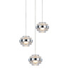 Миниатюра фото подвесной светильник delight collection md22030002-3a chrome/clear | 220svet.ru