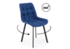 Миниатюра фото стул вращающийся на металлокаркасе woodville челси 360 синий (zd 798) / черный 632533 | 220svet.ru