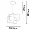 Миниатюра фото подвесной светильник vitaluce v3968-0/4s | 220svet.ru