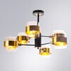 Миниатюра фото потолочная люстра на штанге arte lamp carlo a8205sp-6bk | 220svet.ru