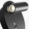 Миниатюра фото спот с выключателем на корпусе maytoni ego c176wl-9w-2.7-4k-b | 220svet.ru