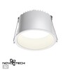 Миниатюра фото светильник встраиваемый светодиодный novotech spot 359236 белый | 220svet.ru