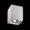 Миниатюра фото потолочный светильник ideal lux oak pl1 square cemento | 220svet.ru