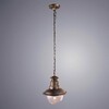 Миниатюра фото уличный подвесной светильник arte lamp amsterdam a1523so-1bn | 220svet.ru