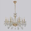 Миниатюра фото подвесная люстра crystal lux monica sp8 gold | 220svet.ru