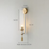 Миниатюра фото настенный светильник 88043w brass delight collection | 220svet.ru