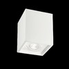 Миниатюра фото потолочный светильник ideal lux oak pl1 square bianco | 220svet.ru