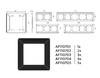 Миниатюра фото рамка 1-постовая ambrella volt alfa line af110701 | 220svet.ru