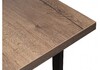 Миниатюра фото стол деревянный эльпатия 130 дуб велингтон / черный матовый | 220svet.ru