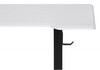 Миниатюра фото компьютерный стол woodville маркос с механизмом подъема белая шагрень / черный 578406 | 220svet.ru