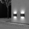Миниатюра фото уличный настенный светодиодный светильник maytoni pull o412wl-l8gf3k | 220svet.ru