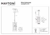 Миниатюра фото подвесной светильник maytoni tening mod060pl-01ch | 220svet.ru