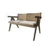Миниатюра фото диван roomers furniture hac13855rt-2s-oak | 220svet.ru