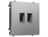 Миниатюра фото компьютерная розетка двойная ambrella volt quant pro sigma ms512110 | 220svet.ru