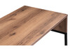 Миниатюра фото стол woodville ниа 115х60 дуб делано темный / черный матовый 517344 | 220svet.ru