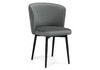Миниатюра фото стул на металлокаркасе крутящийся woodville фрибур черный 586770 | 220svet.ru