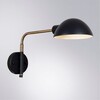 Миниатюра фото настенный светильник arte lamp zetta a7055ap-1bk | 220svet.ru