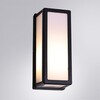 Миниатюра фото уличный настенный светильник arte lamp alphard a8526al-1bk | 220svet.ru