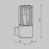 Миниатюра фото уличный настенный светильник maytoni barrel o453wl-01gf | 220svet.ru