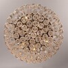 Миниатюра фото потолочная люстра eurosvet 3296/8 золото/прозрачный хрусталь strotskis | 220svet.ru