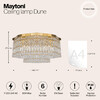 Миниатюра фото потолочная люстра maytoni dune dia005cl-06g | 220svet.ru