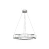 Миниатюра фото подвесной светильник loft it crystal ring 10135/600 chrome | 220svet.ru