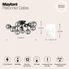 Миниатюра фото потолочная люстра maytoni dallas mod545cl-12b | 220svet.ru