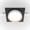 Миниатюра фото встраиваемый светильник maytoni hoop dl086-gx53-sq-bw | 220svet.ru