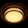Миниатюра фото потолочный светодиодный светильник ambrella light orbital crystal f95 ch/cl 72w d600 | 220svet.ru
