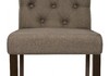 Миниатюра фото стул деревянный amelia dark walnut / fabric brown | 220svet.ru
