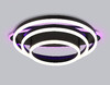Миниатюра фото потолочный светодиодный светильник с пультом ambrella light acrylica fa8524 | 220svet.ru