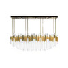 Миниатюра фото потолочная люстра на штанге inodesign luxxu waterfall 120 40.2505 | 220svet.ru