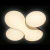 Миниатюра фото потолочный светодиодный светильник ambrella light orbital granule fg1055/1 wh 52w d360*360 | 220svet.ru