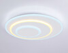 Миниатюра фото настенно-потолочный светодиодный светильник с пультом ду ambrella light acrylica fa7707 | 220svet.ru