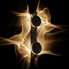 Миниатюра фото настенный светильник loft it flame 10452/2w black sand | 220svet.ru