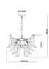Миниатюра фото подвесная люстра arte lamp maya a4072lm-9go | 220svet.ru