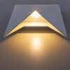 Миниатюра фото настенный светодиодный светильник arte lamp busta a1609ap-1wh | 220svet.ru