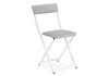 Миниатюра фото стул на металлокаркасе woodville elevis светло-серый / белый 587875 | 220svet.ru