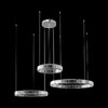 Миниатюра фото подвесной светодиодный светильник loft it crystal ring 10135/3 chrome | 220svet.ru