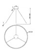 Миниатюра фото подвесной светодиодный светильник maytoni rim mod058pl-l65bk | 220svet.ru