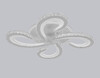 Миниатюра фото потолочная светодиодная люстра с пультом ду ambrella light acrylica ice fa1702 | 220svet.ru